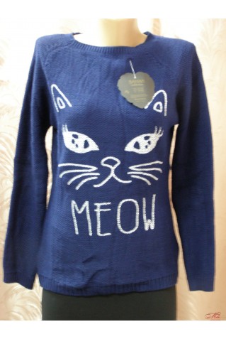 Свитер с оригинальным рисунком Fashion 11003